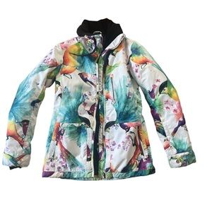 Roxy wildlife snowboard jacket xs